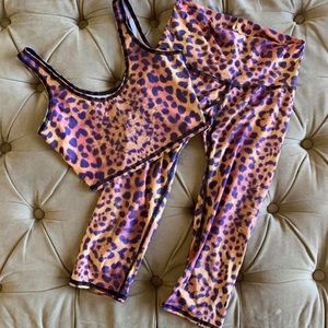 TEEKI Purple Awakening Goddess Capri + Lover Tank